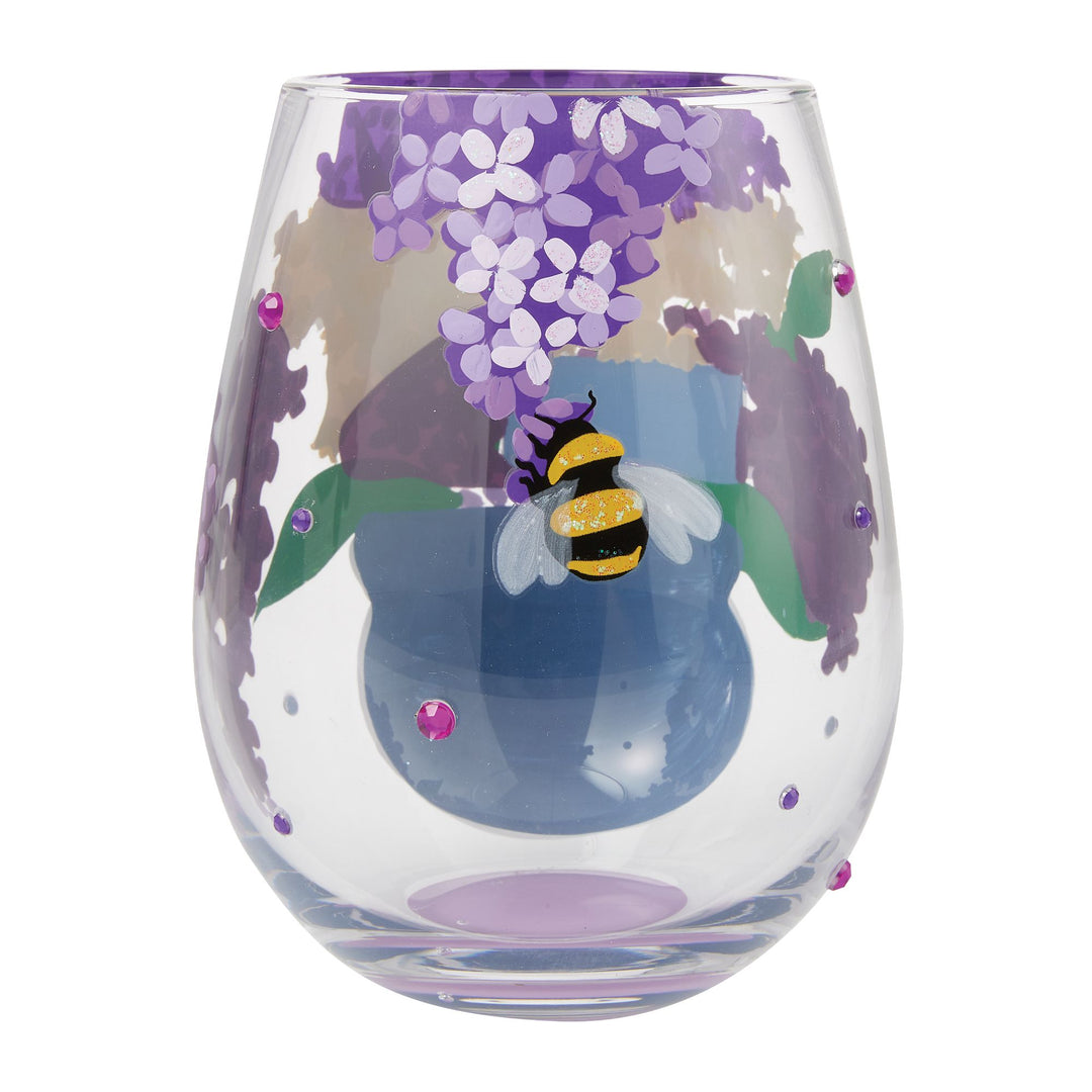 Best Grandma Ever Stemless Wine Glass by Lolita