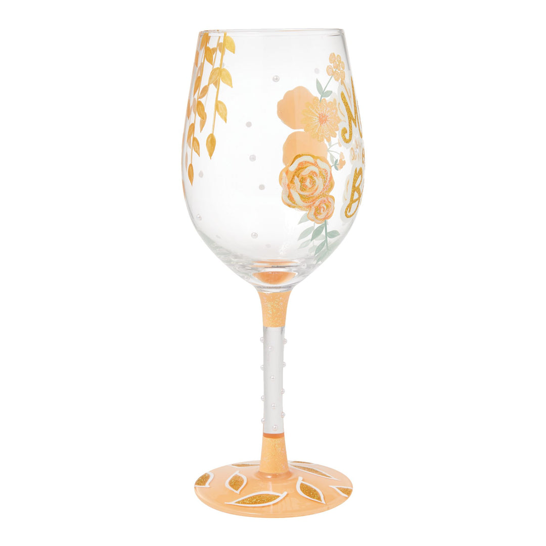 Mother of the Bride Wine Glass by Lolita