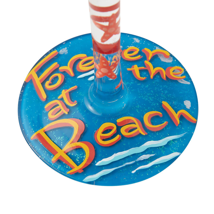 Forever at the Beach Wine Glass Designs by Lolita