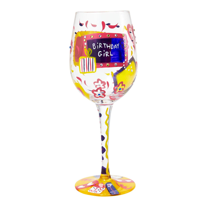 Lolita Birthday Girl Wine Glass by Lolita